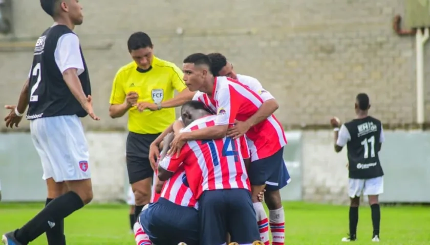 Escuadra juvenil del Junior de Barranquilla. 