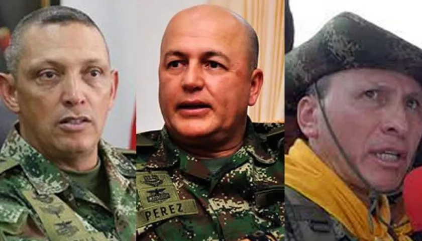 Jaime Alfonso Lasprilla Villamizar, Miguel Ernesto Pérez Guarnizo y William Fernando Pérez Laiseca