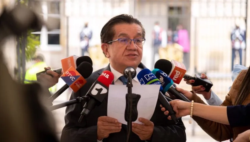 Fernando Ruiz, ministro de Salud de Colombia.