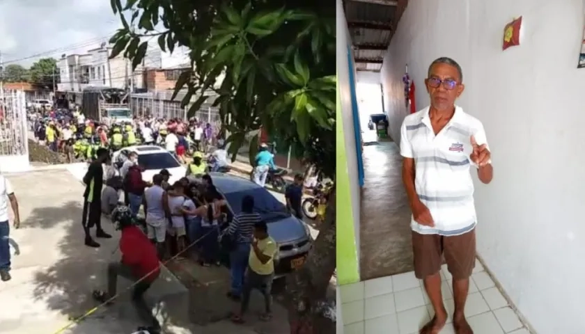 Gustavo Adolfo Miranda Flórez fue baleado cuando el sicario le disparaba a otra persona. 