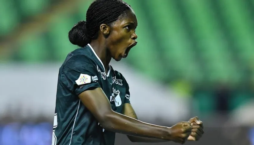 La jugadora Linda Caicedo del Cali.