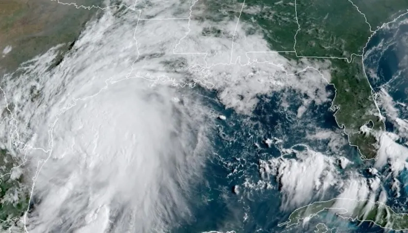 Así está la situación del clima en el Golfo de México.