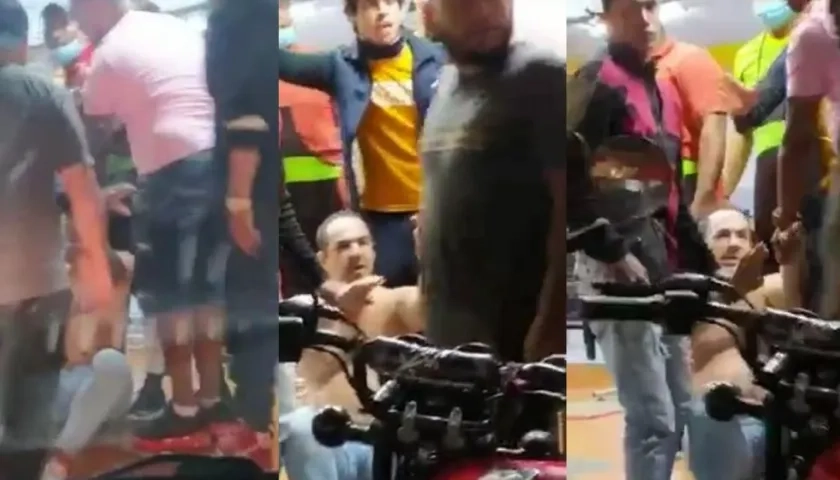 Concejal agredido por la comunidad en Floridablanca, Santander.