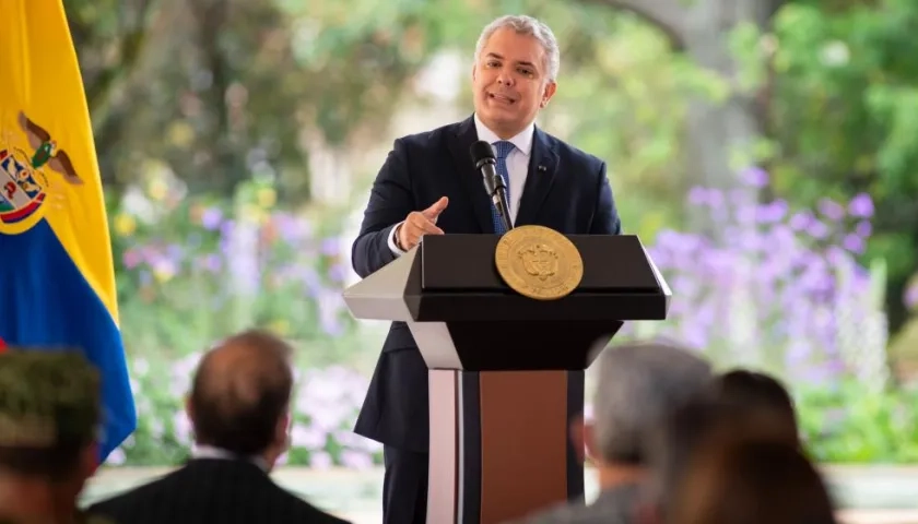 El Presidente de la República, Iván Duque.