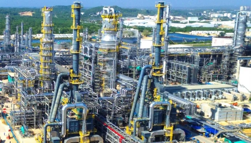 Planta de Reficar en Cartagena.