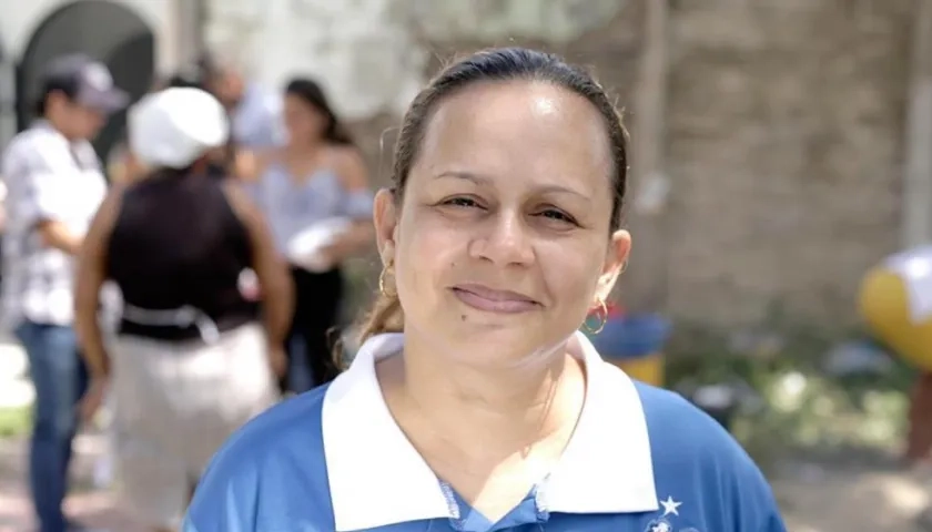 La lideresa social Mayerlis Angarita.