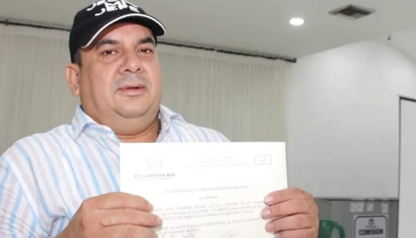 El Concejal Jairo Samper Rojas, protagonista de los audios.