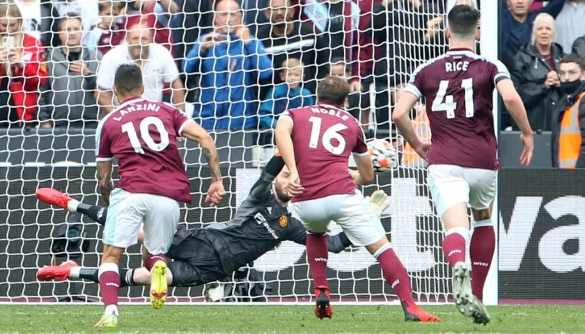 La jugada decisiva del penal.