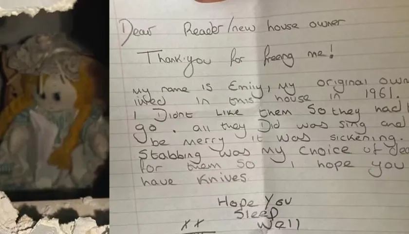 La muñeca y la carta.