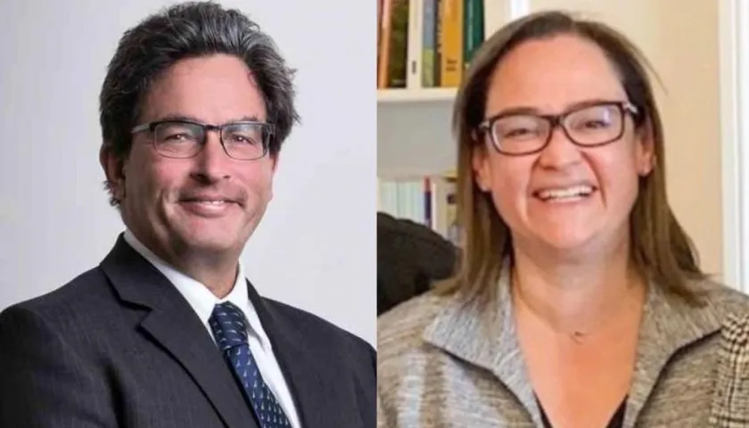 Alberto Carrasquilla y su esposa, Clara Elena Parra.