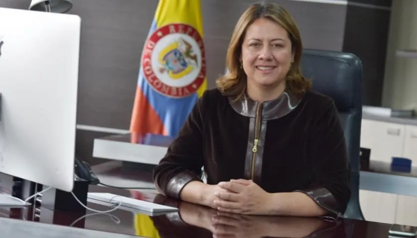 Ministra de Comercio María Ximena Lombana.