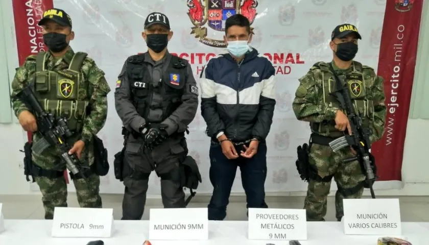 Alias Miller, máximo cabecilla del grupo disidente Frente Ismael Ruiz.