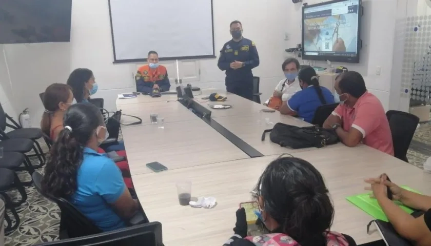 Dimar realizó capacitación al gremio marítimo.