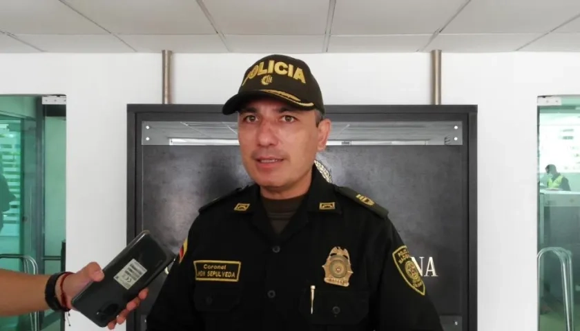 Coronel John Sepúlveda, Comandante Operativo de la Policía Metropolitana. 
