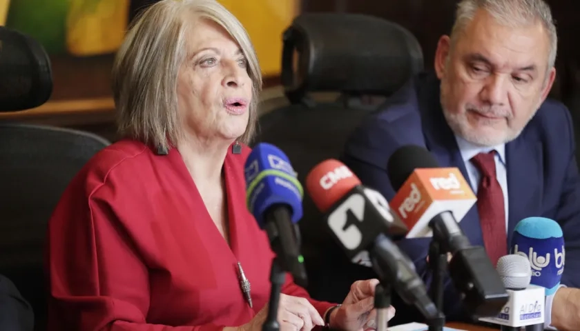 La Ministra de Agricultura, Cecilia López.