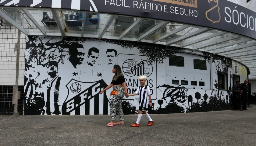 El estadio Villa Belmiro, la casa del Santos.