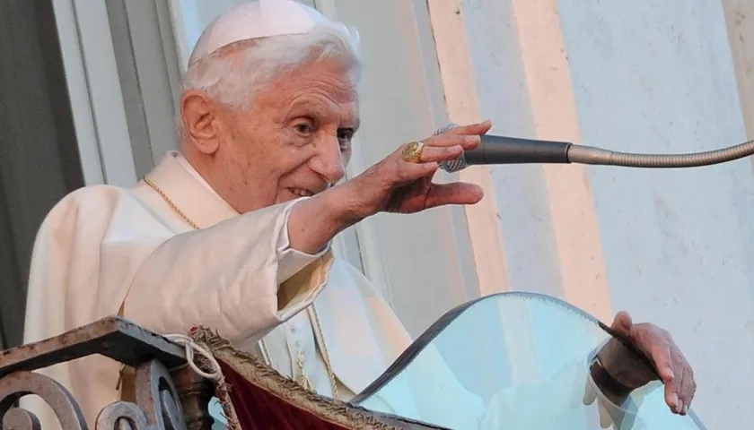 El Papa emérito Benedicto XVI.