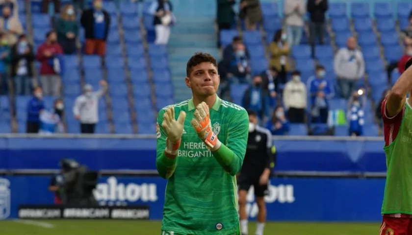 Lucho García, arquero barranquillero. 