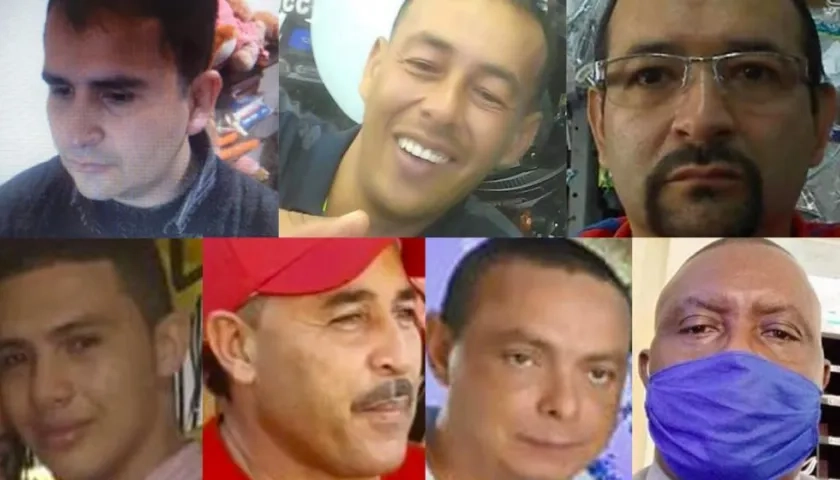 Helbert, Israel, Jesús, Moisés, Said, Álvaro, Javier