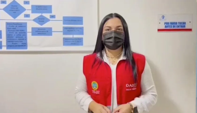 Johana Bueno, directora del Dadis en Cartagena.