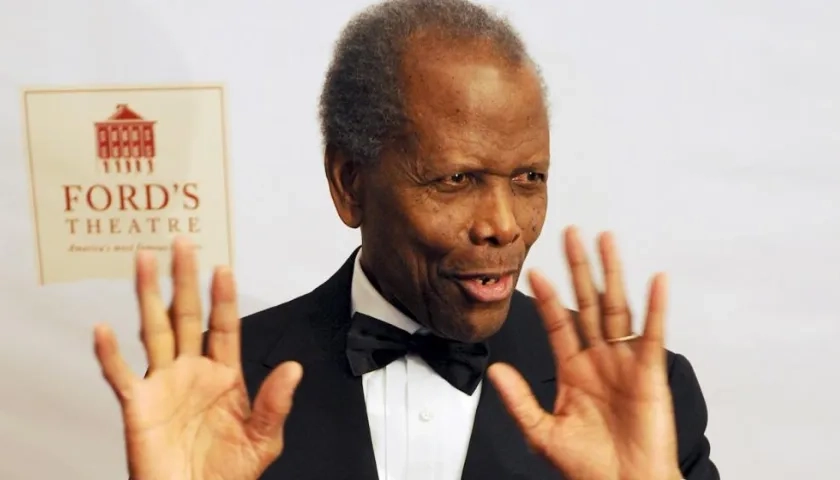 El actor Sidney Poitier.