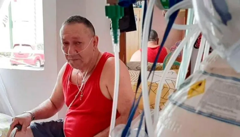 Víctor Escobar, paciente al que le practicaron la eutanasia.