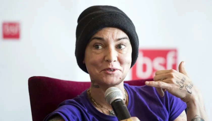 La cantante y compositora irlandesa Sinead O'Connor.