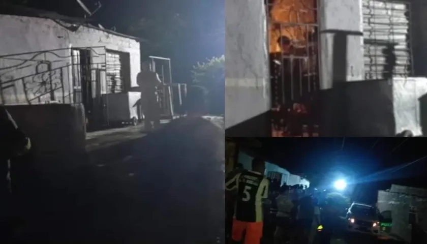 Lugar de los hechos en la vereda El Salón, Zona Bananera.