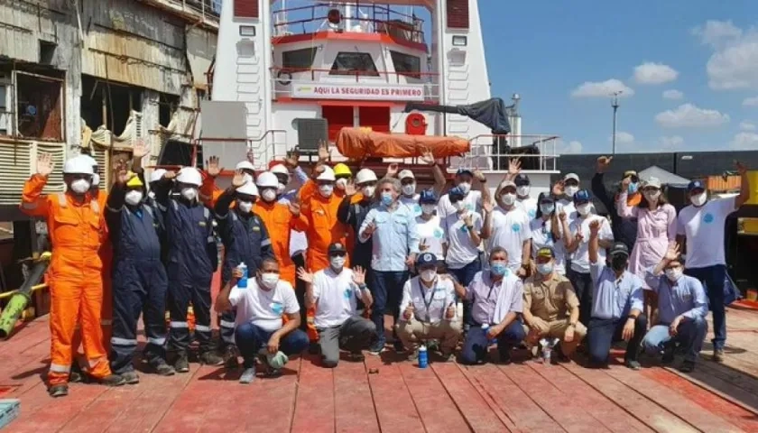  Los integrantes de la Expedición Científica Cordillera Beata.