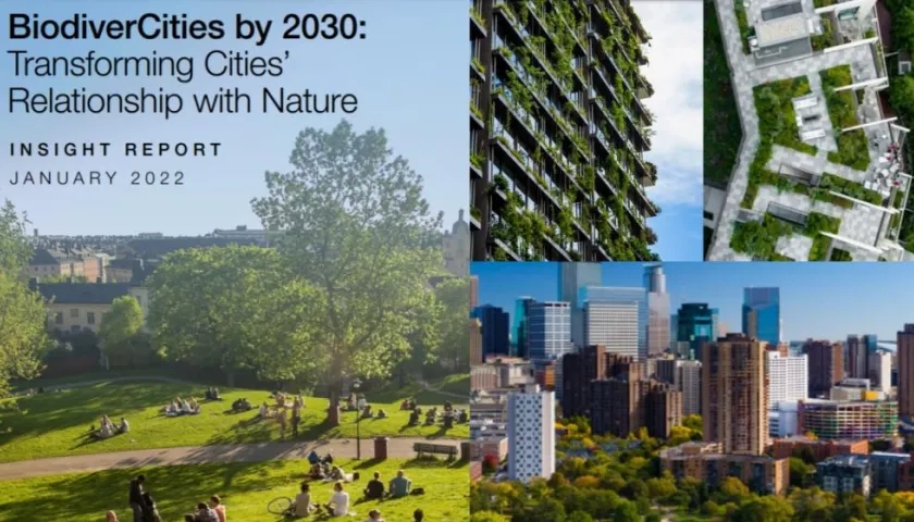 El documento fue elaborado por el Instituto Humboldt en colaboración con el Foro Económico Mundial, y recibió aportes de la Comisión Global de Expertos de BiodiverCiudades.