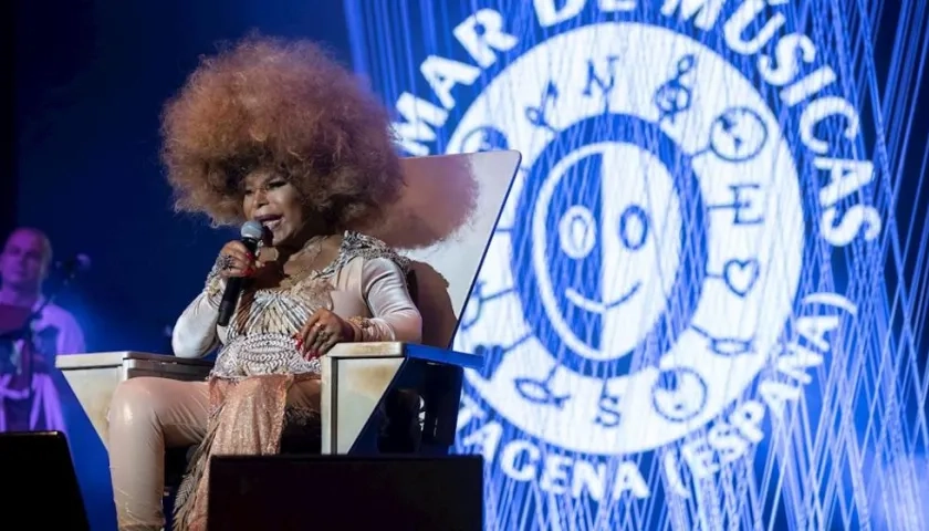 La cantante brasileña Elza Soares