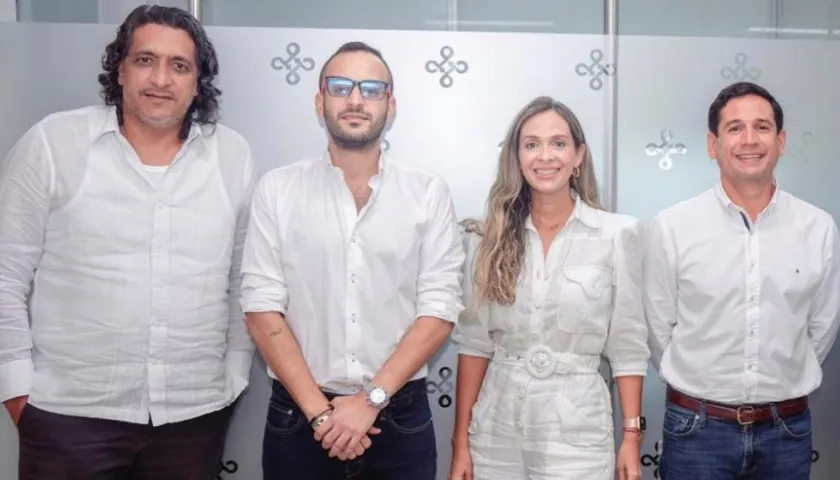 Tulio Sarabia, Alejandro Name, Alexandra Mendoza y Pedro Guinovart.