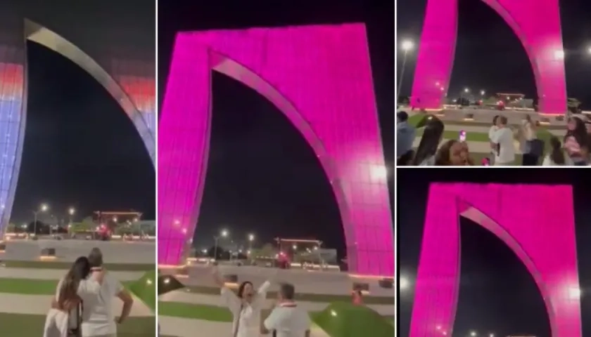 En la Ventana de Campeones se reveló para una pareja el sexo de su bebé.