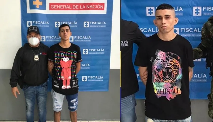 Libardo Enrique Gutiérrez González y alias 'Carlitos'.