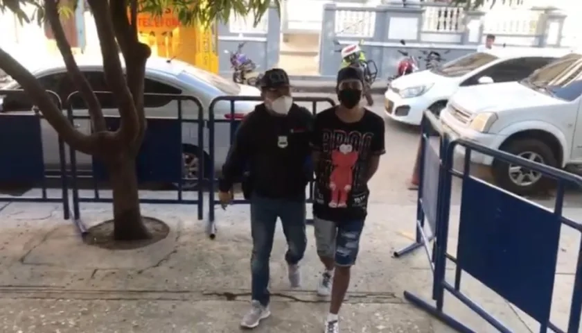 Libardo Gutiérrez González en la URI de la Fiscalía. 