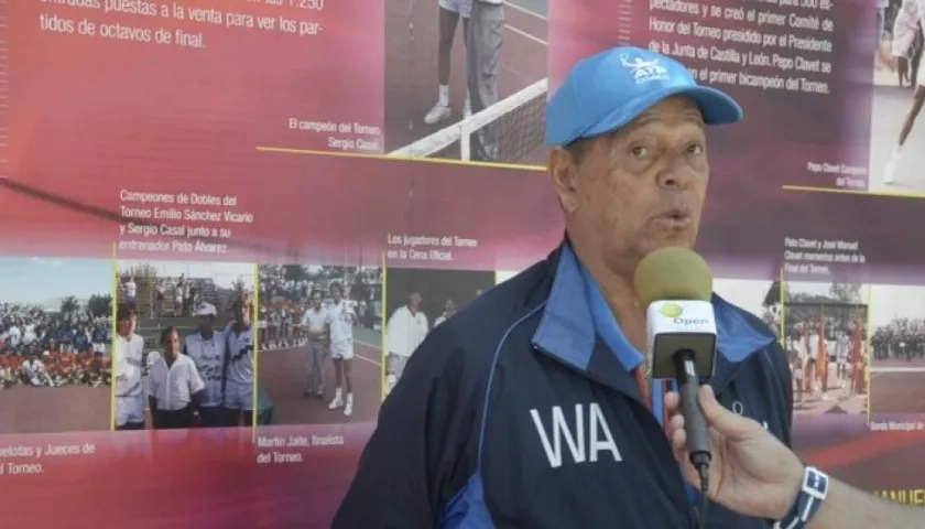 William 'Pato' Álvarez, entrenador de tenis.