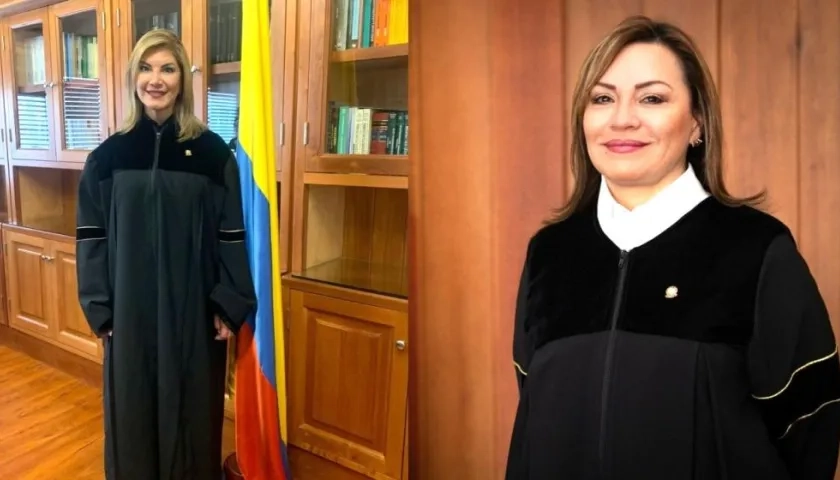 Diana Marina Vélez Vásquez y Magda Victoria Acosta Walteros.