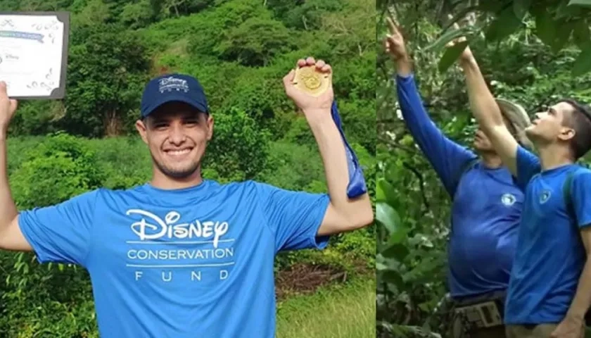 Nelson Álvarez recibió un reconocimiento de Disney.