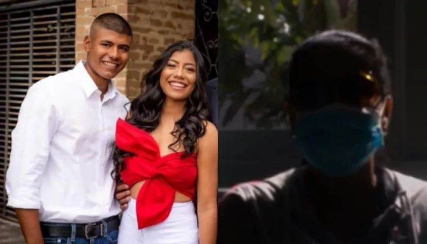 Los jóvenes Juan Esteban, sobreviviente; María Camila, desaparecida, y la mamá en Estados Unidos.