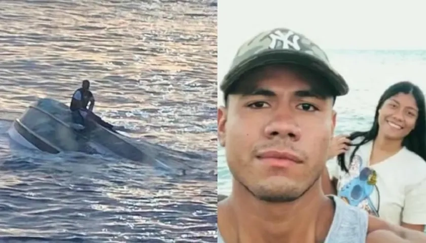 Los hermanos Montoya Caicedo. Juan Esteban sobrevivió; su hermana María Camila está desaparecida.