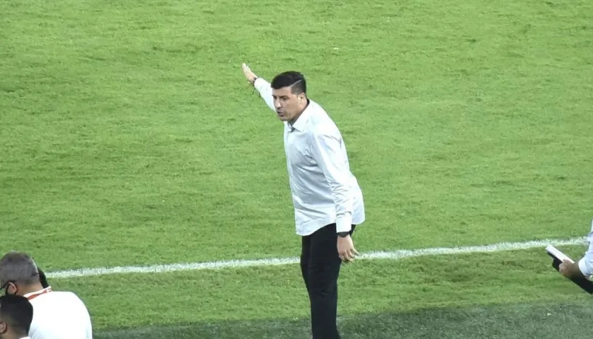 Juan Cruz Real, DT del Junior.