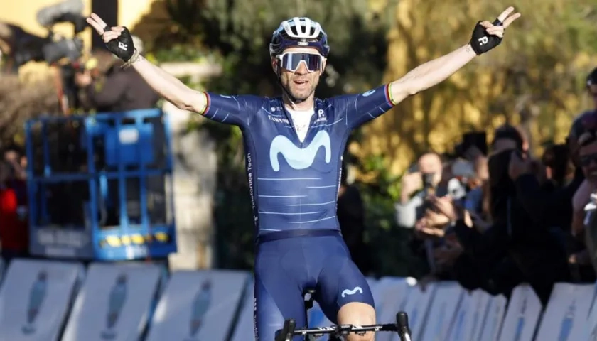 Alejandro Valverde, ciclista español. 