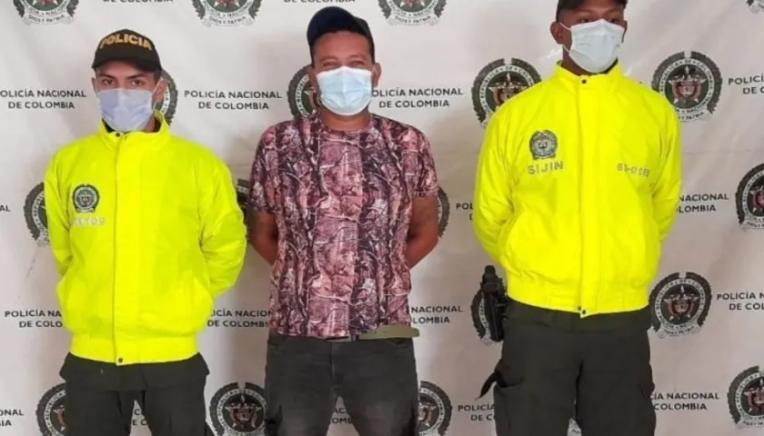 Javier Benavidez fue capturado por la Policía. 