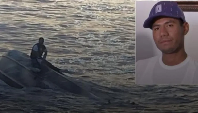 Juan Esteban Montoya Caicedo fue encontrado así el día de su rescate.