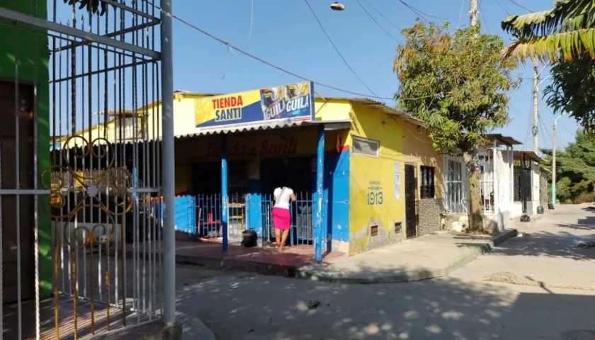 Tienda donde ocurrieron los hechos. 