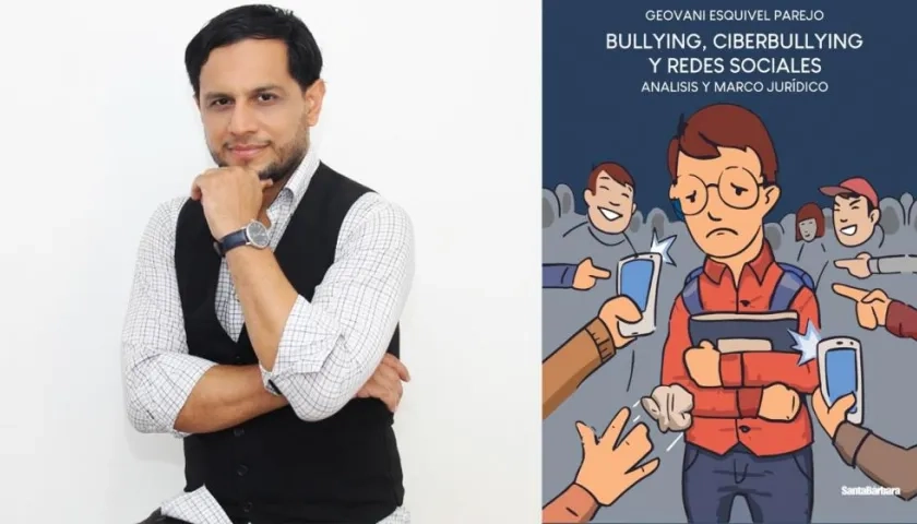 Geovani Esquivel y su libro.