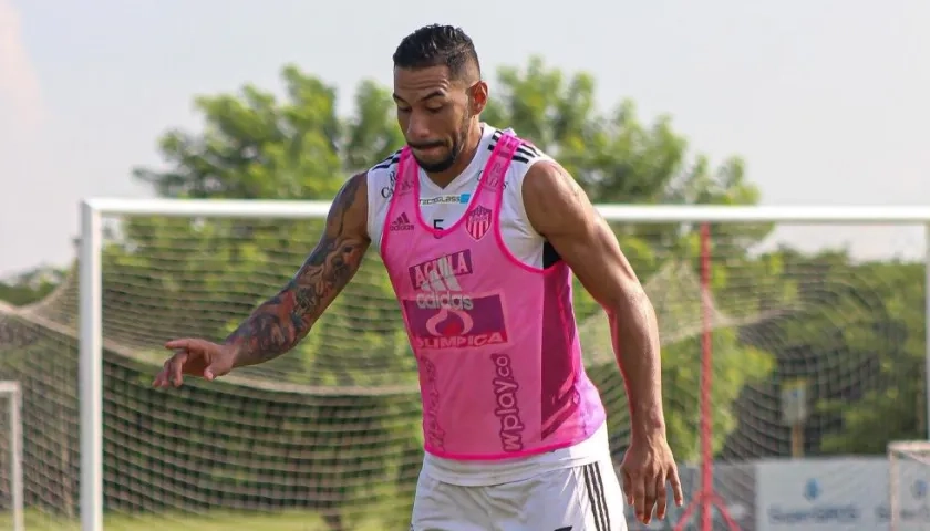 Yeison Gordillo, jugador de Junior. 