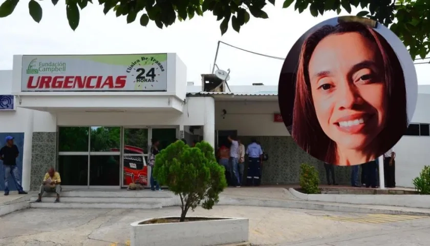 Adela Castilla se encuentra internada en la Clínica Campbell de Barranquilla. 