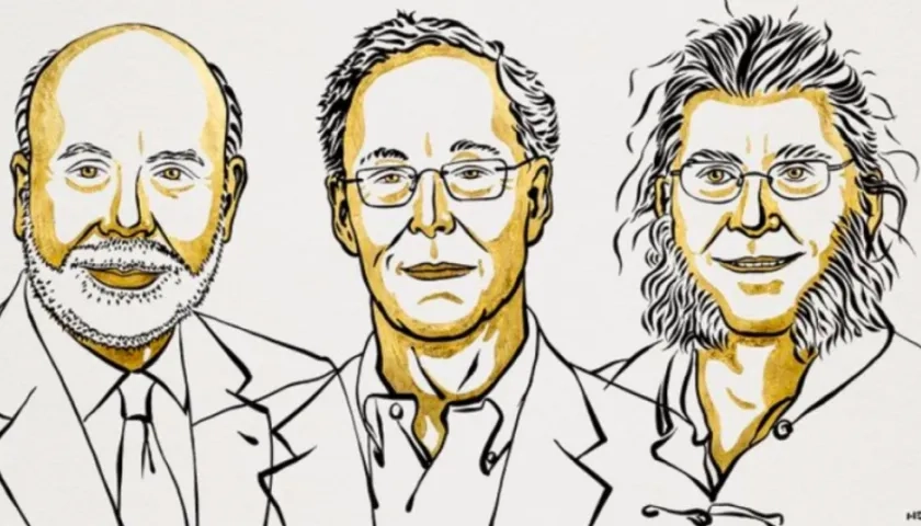 Ben Bernanke, Douglas W. Diamond y Philip H. Dybvig.