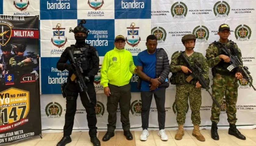 'Negro Juan' capturado por la Policía.